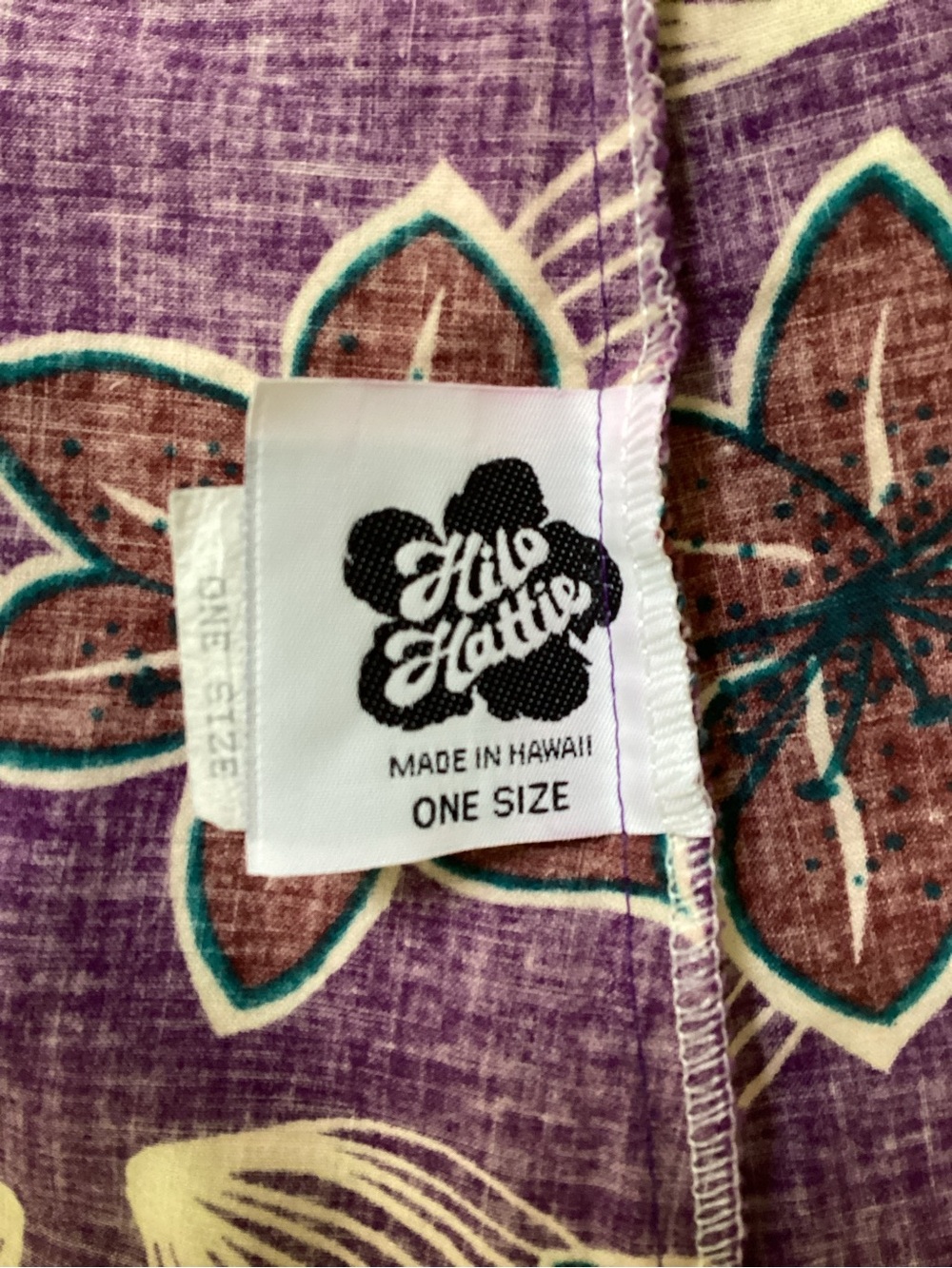 Hilo Hattie vintage sarong wrap Vintage aloha 70’s resort wear Retro tiki - Picture 9 of 10